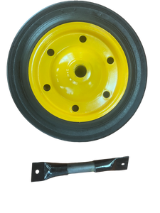 Custom wheelbarrow 13 "solid wheels