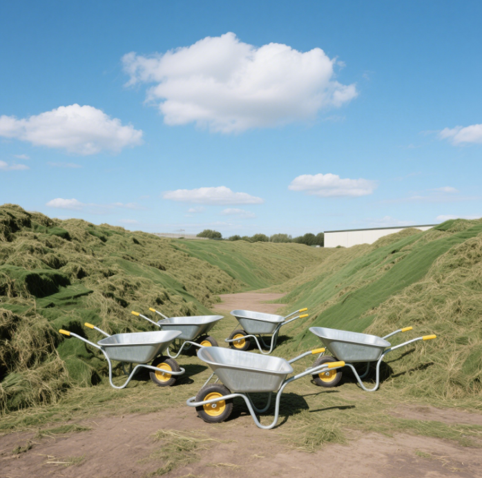 how many wheelbarrows per yard