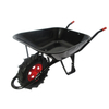 WB6400H Ghanaian metal wheelbarrow with galvanized pallets