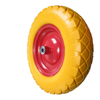 Colored 16 "PU wheels for wheelbarrows