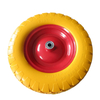 Colored 16 "PU wheels for wheelbarrows